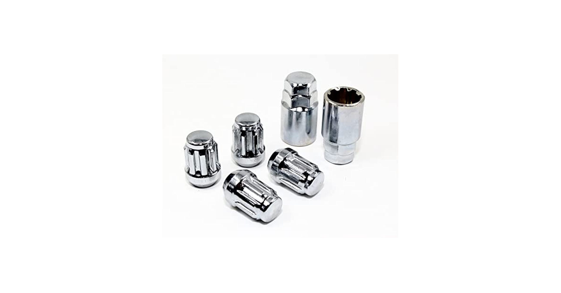 Amazon.com: Set of 4 12x1.5 Veritek Chrome Acorn Bulge Tuner